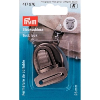 Prym Tuck Lock 26mm Antique Silver