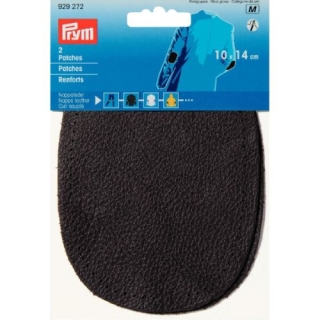 Prym Patches Nappa Leather Dark Brown