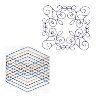 10 set Quilting Block Doodles Embroidery Design