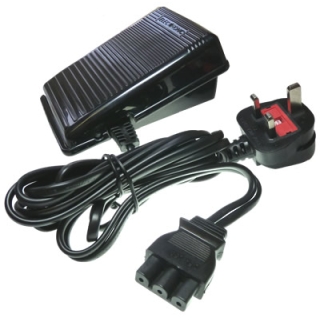 Silver Viscount Foot Control and Harness