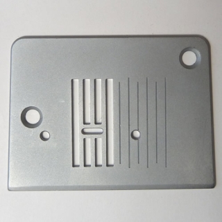 Silver 25 year series sewing machine needle plate