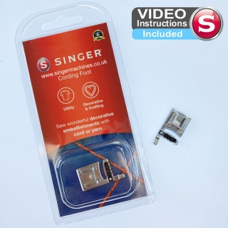 Genuine Singer Cording Foot with Video Instructions