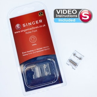 Genuine Singer Roller Foot with Video Instructions