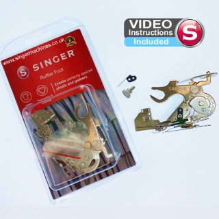 Genuine Singer Ruffler Foot Attachment with Video Instructions