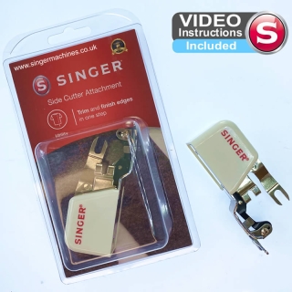 Genuine Singer Side Cutter Attachment with Video Instructions
