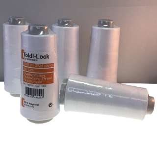 Toldi-lock overlocker thread in white