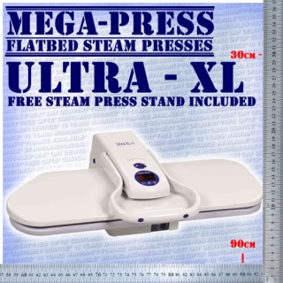 Megapress esp77t steam press and stand