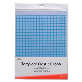 2 Sheets Printed Plastic Template Graph