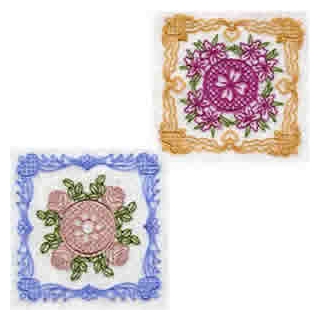 20 set Vintage Victorian Blocks Embroidery Design