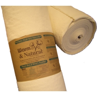 Warm and Natural Batting for Quilts