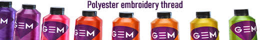 GEM machine embroidery thread